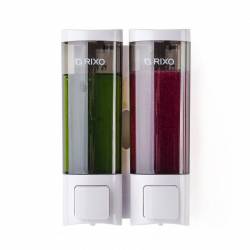 Дозатор жидкого мыла Rixo Lungo 2Х200 мл SW013W Rixo Дозатор жидкого мыла Rixo Lungo 2Х200 мл SW013W Rixo