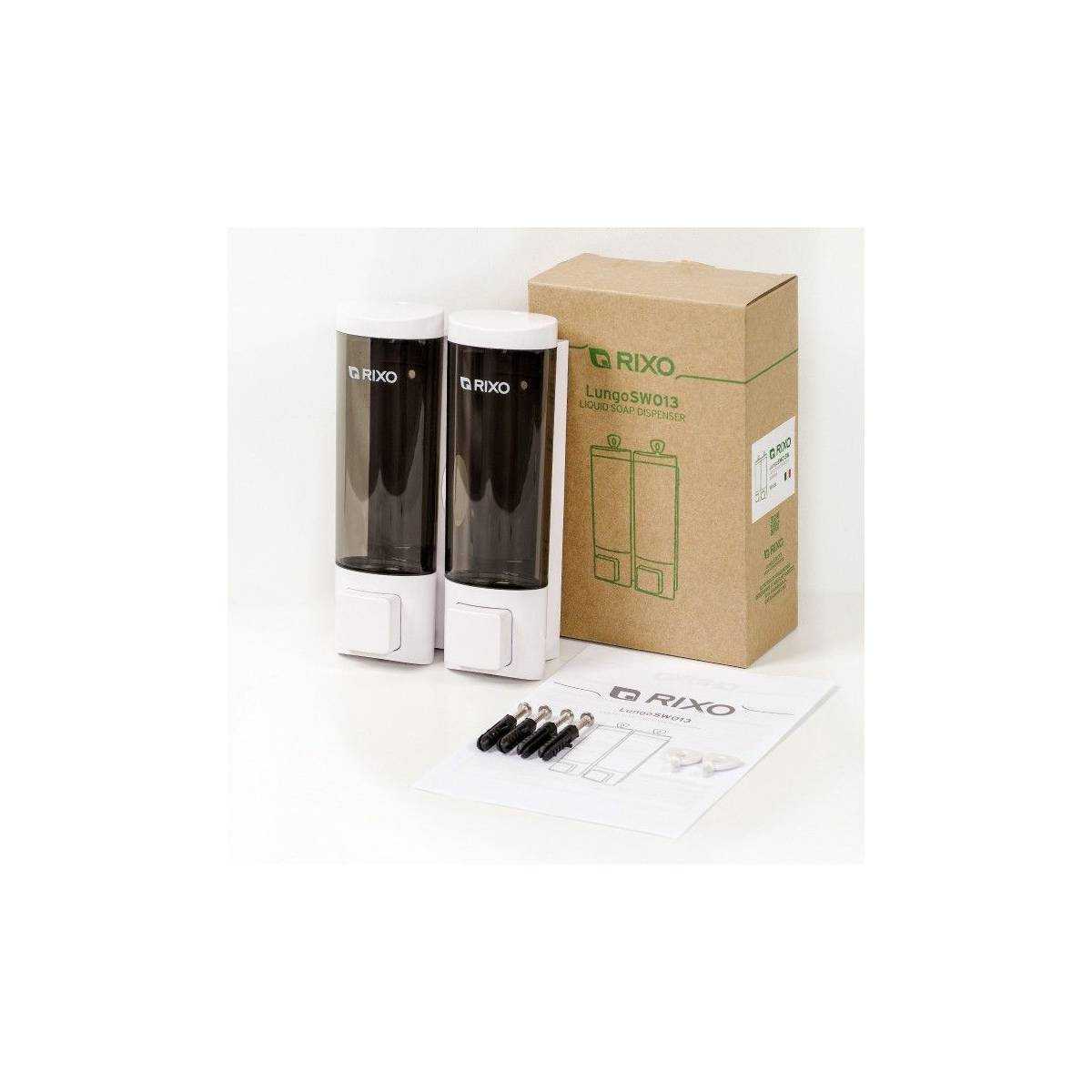 Дозатор жидкого мыла Rixo Lungo 2Х200 мл SW013W Rixo