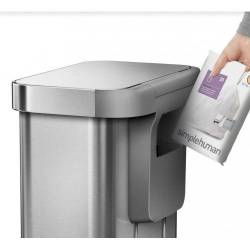 Відро з педаллю 45 л FPP з кишенею для мішків (CW2024) CW2024 Simplehuman Відро з педаллю 45 л FPP з кишенею для мішків (CW2024) CW2024 Simplehuman