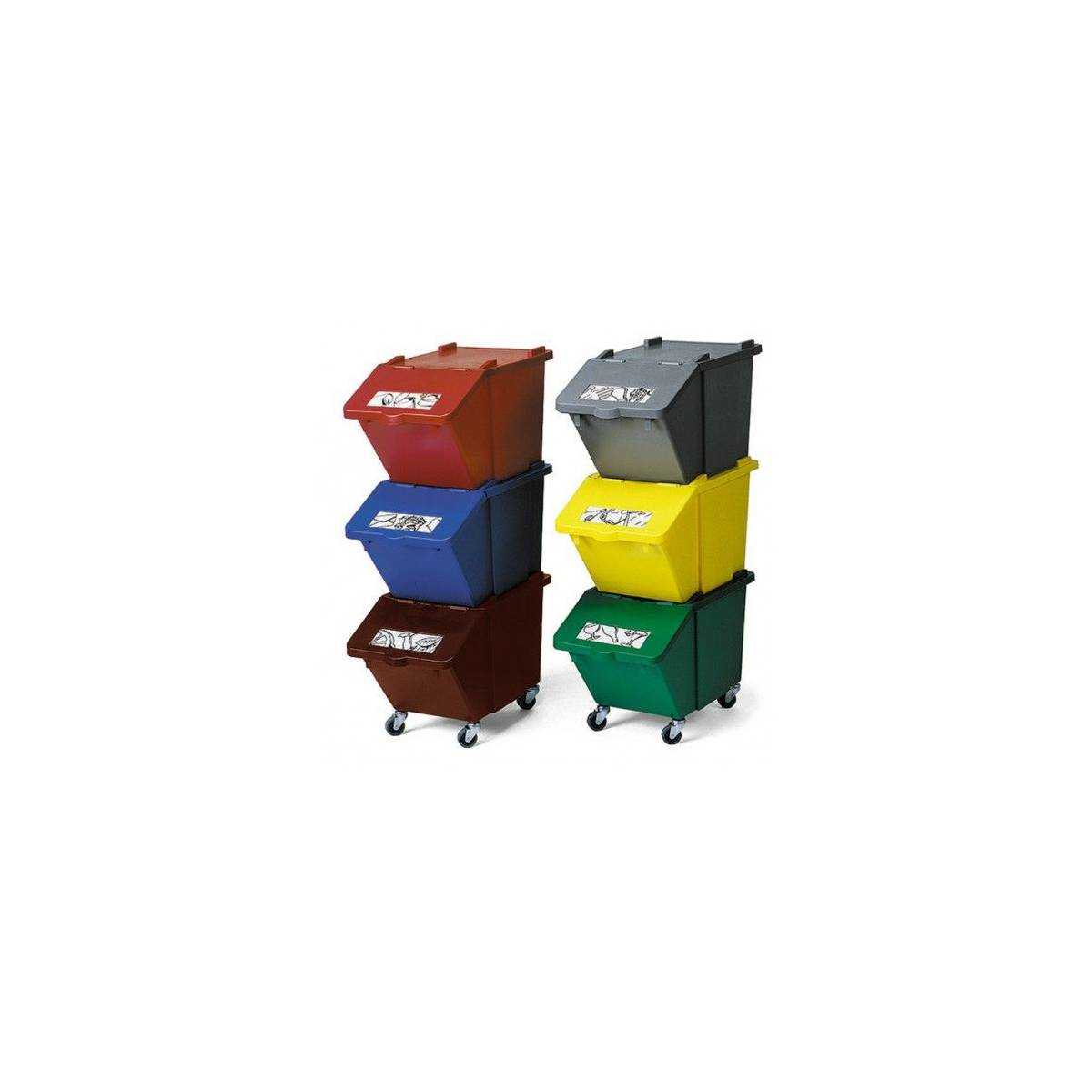 Контейнер с крышкой 45л SPLIT (S080043) S080043 TTS