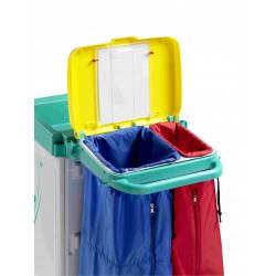 Крышка для мешка 120л с держателем документа (S070325G) S070325G TTS