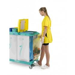 Крышка для мешка 120л с держателем документа (S070325G) S070325G TTS