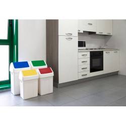 Урна для мусора с красной поворотной крышкой 25л MAXI 00005201 TTS Урна для мусора с красной поворотной крышкой 25л MAXI 00005201 TTS