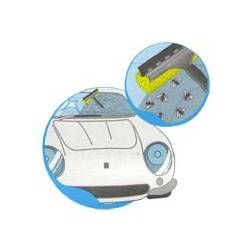 Скребок для стекол авто двухсторонний металлический Mosquito 25см 20643 APEX - Fratelli Re SpA