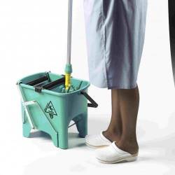 Відро для прибирання з віджимом SQUIZZY 15л (Зеленого кольору) 0V006410 TTS
