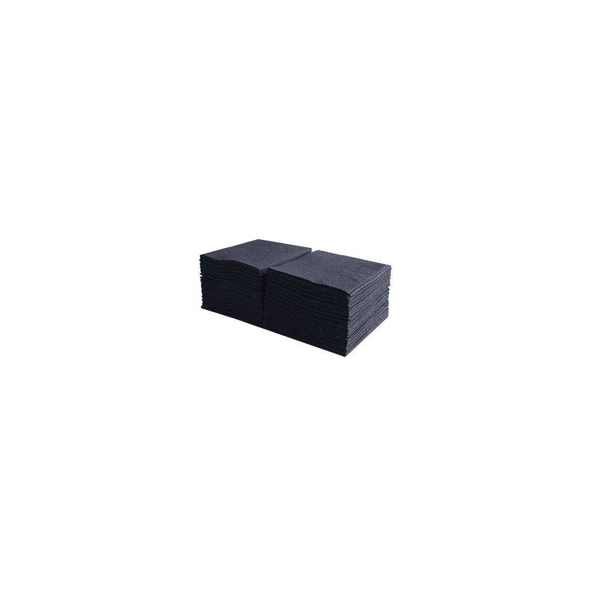 Салфетки столовые 24Х25см, черные C104 Tischa Papier