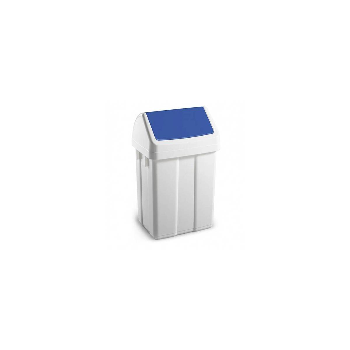 Урна для мусора с синей поворотной крышкой 12л (5224) 00005224 TTS