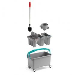Ведро с отжимом и щеткой EROY 28л 0003260K01 TTS