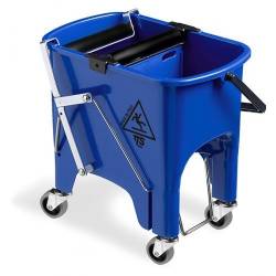 Ведро для уборки с отжимом SQUIZZY 15л на колесах (Синего цвета) 0B006415 TTS