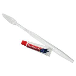 Зубний набір, щітка та паста 5 гр. в п/е та картонній коробочці C-DK5 HSG Зубний набір, щітка та паста 5 гр. в п/е та картонній коробочці C-DK5 HSG