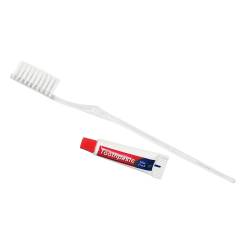 Зубний набір, щітка та паста 5 гр. в п/е та картонній коробочці C-DK5 HSG Зубний набір, щітка та паста 5 гр. в п/е та картонній коробочці C-DK5 HSG