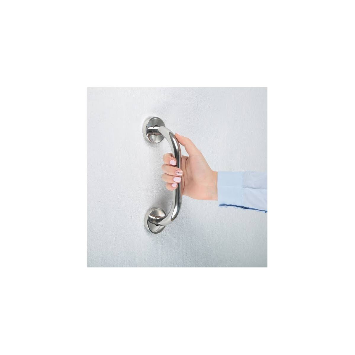 Поручень прямий Ø19 мм 12x30 см, для людей з обмеженими можливостями 101300 Noksi