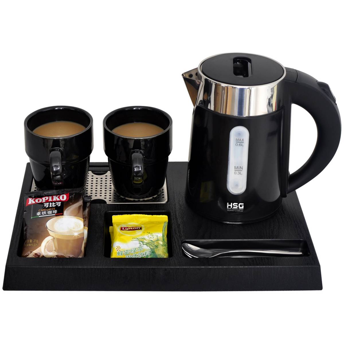 Чайна станція, набір I-H1262 Black для готелів I-H1262 black HSG