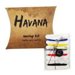 Швейный набор HAVANA в картонной крафт. коробочке H-SK6 HSG Швейный набор HAVANA в картонной крафт. коробочке H-SK6 HSG