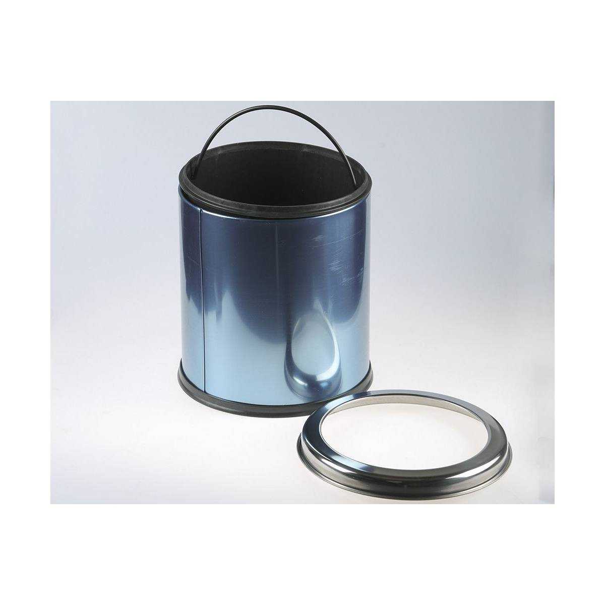 Відро для сміття 12 л з кільцем зажимом, нержавіюча сталь 469400 Noksi