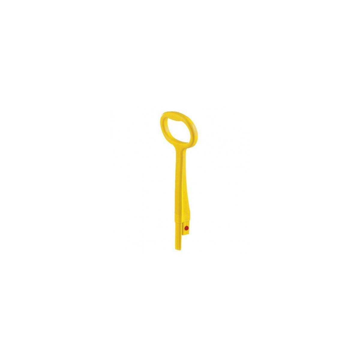 Рукоятка пластмассовая к тележке (Желтого цвета) 00003300 TTS