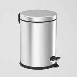 Відро для сміття, урна з педаллю 3 л, нержавіюча сталь - УЦІНКА 409400 Noksi Відро для сміття, урна з педаллю 3 л, нержавіюча сталь - УЦІНКА 409400 Noksi