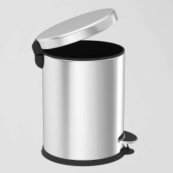 Ведро мусорное, урна с педалью 3 л нержавеющая сталь - УЦЕНКА 409400 Noksi Ведро мусорное, урна с педалью 3 л нержавеющая сталь - УЦЕНКА 409400 Noksi