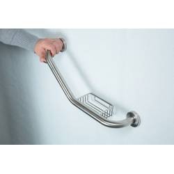 Поручень угловой Ø 25, с мыльницей 133300 Noksi