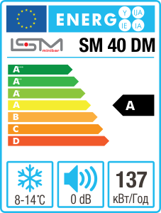 Выдвижной мини-бар ISM PELTIER SM 40-DM (Черный)